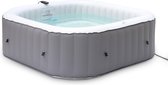 Alice's Garden MSPA spa FJORD 6 - Vierkant 185cm - Opblaasbaar - 6 personen - Grijs