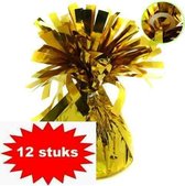 ballon gewichtje 170 gr goud 12 stuks