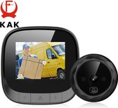 Kijkgat Camera | Intercom | Deurspion | Deurcamera | Deurbel met Camera | Beveiliging | Met LCD Scherm | 160 Kijkhoek