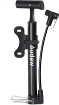 Audew Fietspomp - draagbare luchtpomp - 160psi Smart Valve - voor mountainbikes, racefietsen -Zwart