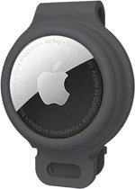 Apple Airtag Hondenhalsband - Airtag Kattenhalsband Huisdieren Locator Tracker Siliconen Case - Grijs