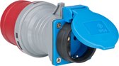 CEE-adapter CEE 400V/16A naar 230V/16A stopcontact met aardcontact