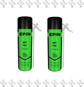 EPIN B.V. | 2x 500ml | BIT FIX | Steenlijm | Blokkenlijm | PU Lijm | Schuim | Lijmen Van Stapelblokken | Bloembakken | Tuinaanleg | Super Strong+ | Cold Weather | Uitharding d.m.v. Vocht | Hovenierslijm