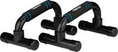 Avento Push-up Grips - Zwart/Blauw