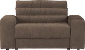 BePureHome Date Loveseat - Vintage - Warm Grijs - 78x136x99