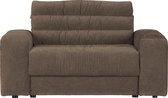 BePureHome Date Loveseat - Vintage - Warm Grijs - 78x136x99