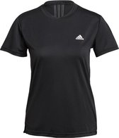 adidas 3-Stripes Sport Shirt Dames - sportshirts - zwart - maat M