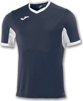 Joma Champion IV Shirt Korte Mouw Heren - Marine / Wit | Maat: L
