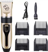 BYER Professionele Dieren Tondeuse Set - voor Huisdieren Katten & Honden - Draadloos - Oplaadbare Pet Trimmer - Dog Tondeuze Clipper - 5 Standen & Vier Opzetkammen - Low Noise