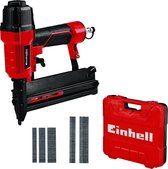 Einhell Pneumatische Tacker  TC-PN 50 (schiet nieten en spijkers - vulstand indicator - anti-slip rubberen handgreep - diepte afstelling - Incl. 1500 nietjes en 2000 spijkers - transport en opbergkoffer)