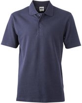 James and Nicholson Unisex Basic Polo Shirt (Marine)