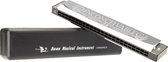 Diatonische harmonica 24 Tremolo - mondharmonica - C-majeur - 48 gaats