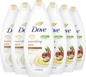 Dove Nourishing Care Douchegel - 6 x 250 ml - Voordeelverpakking