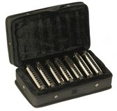 Blues Harp Mondharmonica SET met Koffer - MEMPHIS