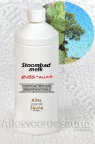 Stoombadmelk eucalyptus-mint 1 Liter