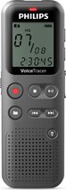 Philips DVT1110 VoiceTracer Audiorecorder Grijs