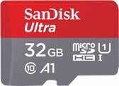 SanDisk Ultra Micro SDHC 32GB -  UHS1 & A1 - met adapter