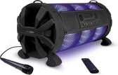 Caliber Bluetooth Speaker met Feestverlichting Karaoke Partybox 8 Uur Speeltijd Met Microfoon (HPG519BTL)