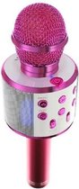 Draadloze Karaoke Microfoon met Speaker en Bluetooth - Roze