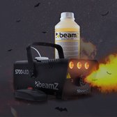 Halloween Flame feestset met BeamZ S700LED rookmachine en 1 liter rookvloeistof