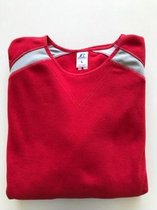 Russell Athletic Baseball Fleece Pullover Sweater - Red/Grey - Large