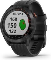 Garmin Approach S40 - Golfhorloge - Stainless Steel - 43 mm - Zwart