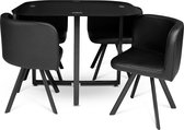 Milton & Oldbrook Eetkamerset 5-delig Sofia - Eettafel Met 4 Stoelen Zwart