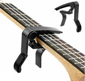LUXE Aluminium Gitaar Capo - Professionele Capo -  Gitaar Klem - Gitaarklem - Guitar Capo - Elektrische gitaar -Gitaarcapo - Akoestische Gitaar - Klassieke Gitaar - Capodaster - ZWART
