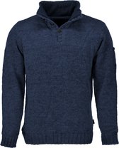 Pure Wool herentrui MNL-1701 Marine - Marine - XL