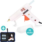 Professioneel Hobby Lijmpistool met Verstelbare Temperatuur – 25 lijmpatronen – Inclusief Opbergtas – Glue Gun – Lijmsticks