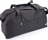 Active Sport Reistas | 40 Liter Weekendtas Sporttas Dames En Heren | Black | 60x30x22cm | Zwarte Reistas Handig Formaat -