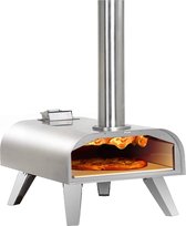 Bighorn Pizza Pellet Oven - Buiten - Draagbaar - Opvouwbaar - RVS - 15KG - 460°