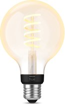 Philips Hue Filament Lichtbron E27 Globelamp G93 - warm tot koelwit licht - klein - 1-pack - Bluetooth