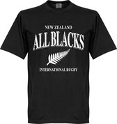 Nieuw Zeeland All Blacks Rugby T-Shirt - Zwart - Kinderen - 140
