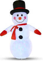 Uten - 4FT Kerst Opblaasbare Decoraties - Opblaasbare Sneeuwman - met Led Lichten - Sneeuwpop - voor kerstversieringen, binnen-buitentuin, tuindecoraties