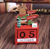 Without Lemons - Houten kerst Kalender - rendier - Duurzaam Oneindig kalender - kerstmis - Christmas decor - diy - calender - decoratie - sfeer -