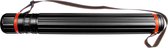 Kangaro - tekenkoker - zwart - 8cm - uitschuifbaar 64 - 108 cm - schouderband - K-830201
