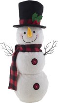 Dansende Sneeuwman 58 cm met licht, geluid en beweging - Feestdecoratievoorwerp - Kerstmis