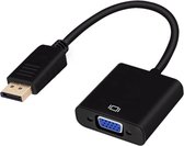 Displayport to VGA adapter - Displayport naar VGA adapter - Zwart