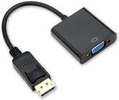 DisplayPort naar VGA Adapter - Gold-Plated - 1080P - Zwart