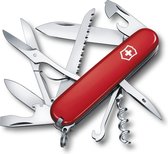 Victorinox Huntsman Zwitsers Zakmes - 15 Functies - Klassiek Rood - RVS