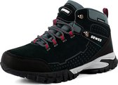 GEWEO Outdoorschoenen Heren - Middelhoge Waterdichte Wandelschoenen - Waterdicht en Ademend - Universal - Blauw - Maat 42