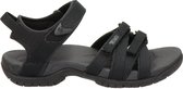 Teva W Tirra Leather Dames Sandalen - Zwart - Maat 40