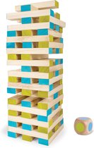 BS Toys Grote Toren Spel - Toren Bouwen speelgoed - Balanstoren - Stapeltoren - Kinderspeelgoed vanaf 3 Jaar