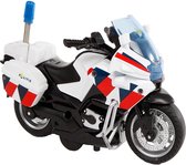 2-Play Police Motorcycle Nl Pull-Back Boys 13 Cm White/Black