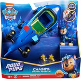 PAW Patrol Aqua Pups - Transformerend Shark-voertuig met Chase-speelfiguur