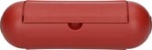 Rode veiligheid stekkersafe stekker beschermhoezen rood - 21 x 7 x 7 cm - Stekkerverbinding bescherming tegen water/regen