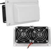 Hcalory Ventilator voor caravan, trailer, camper, boot - Wit