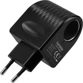 kwmobile omvormer 230V naar 12V - Adapter AC naar DC - Verloopstekker 230 Volt naar 12 Volt - Voedingsadapter auto - Max 12 Watt