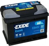 Exide Technologies EB602 Excell 12V 60Ah Zuur 3661024034630